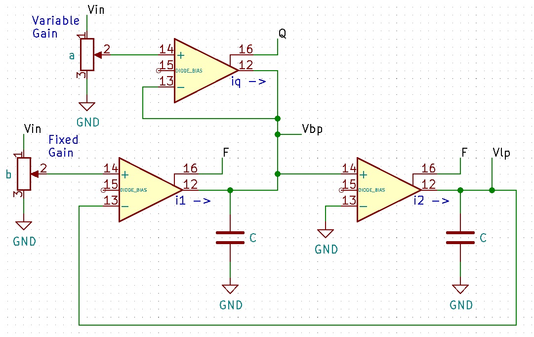 CEM 3350 Low Pass and Band Pass circuit